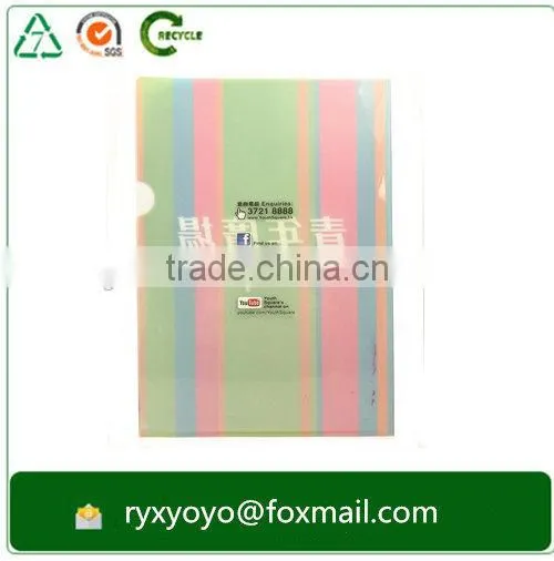 Transparent Glossy Polypropylene Plastic a4 Size L Shape Clear Folder Supplier's Choice photo-5