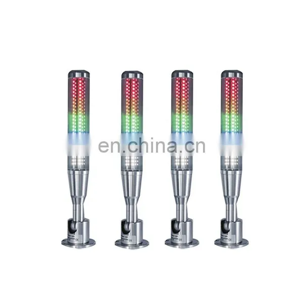 Industrial 3 Layers Warning Light With Alarm Buzzer OM Series AC DC 24V Led Signal Tower Light photo-4