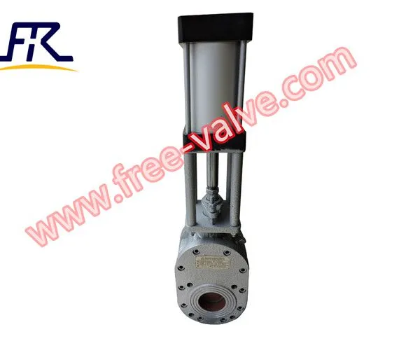 Pneumatic Tungsten Carbide Seat Twin Disc Gate Valve FRZ644Y photo-2
