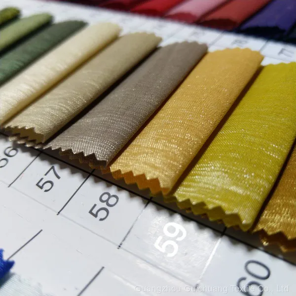 Guichuang Textile's Long-term Spot Supply of Nylon and Cotton Blended Shiny Silk Fabric photo-4