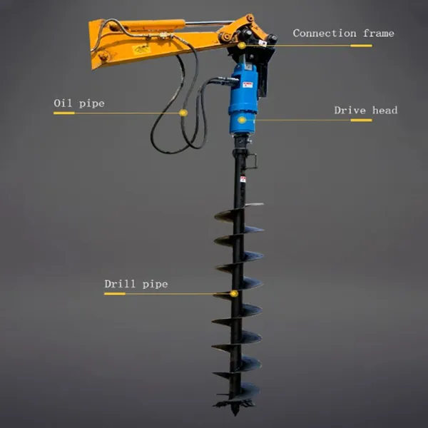 Hydraulic Auger Spiral Drill for Excavator/Crane Used