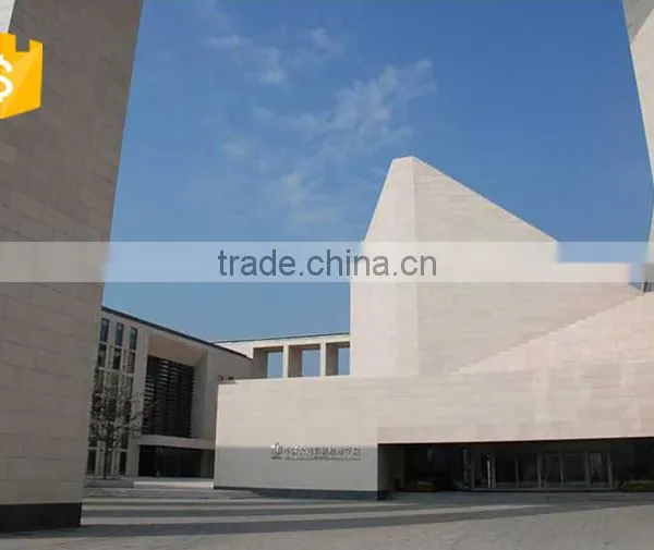 Good Quality Natural Wall Cladding Polished Beige Marble Slabs photo-2