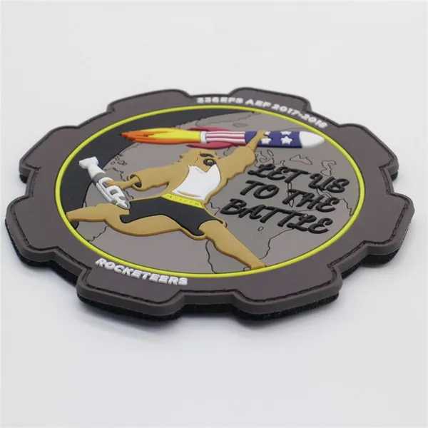 Wholesale PVC Morale Patches With Hook Backing Military Tactical Patch Factory photo-5