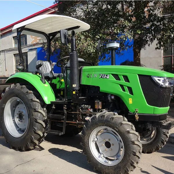 70HP Колесный трактор, сельскохозяйственное оборудование, сельскохозяйственный трактор QLN-704 в Африке