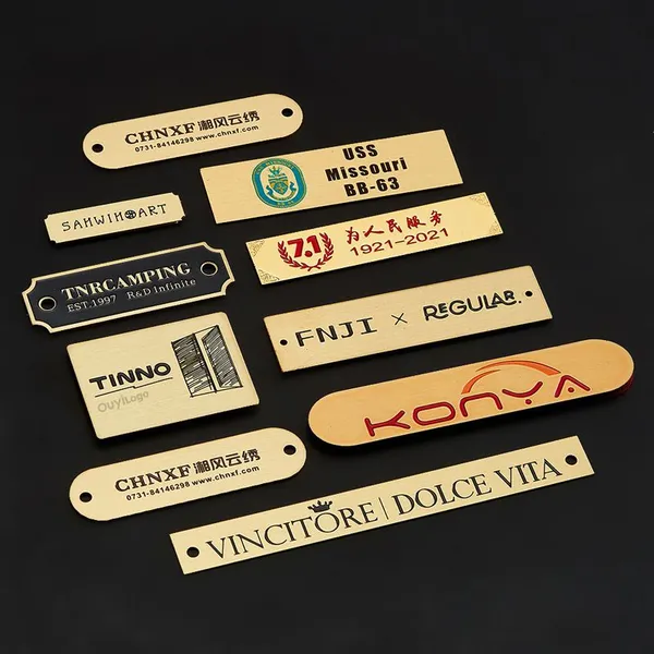 Metal Labels Customized Metal Stickers Metal Nameplates photo-3