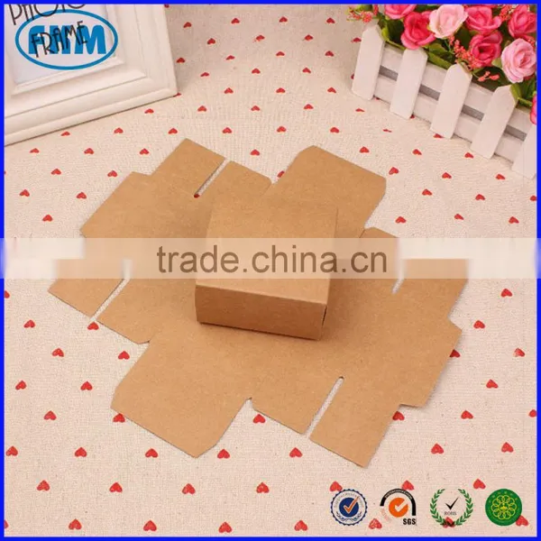 7.2 * 7.2 * 3.8CM Kraft Paper Candy Moon Cake Box Jewelry Box Drawer Box photo-2