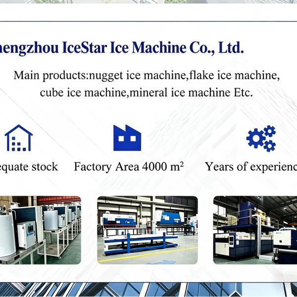 Food Grade Flake Ice Equipment 1500kg/D for Aquatic Processing Factory photo-3