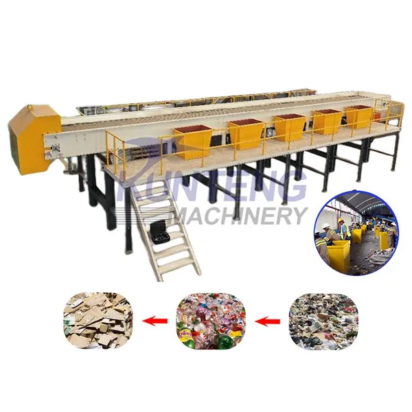 300TPD Garbage Sorting Table Garbage Sorting Platform for Waste Sorting Machine Line