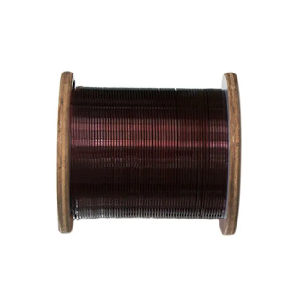 Fil d'aluminium magnétique émaillé pour enroulement de transformateur, fil d'aluminium rond émaillé