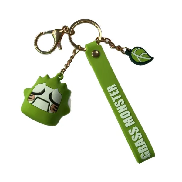 Custom 3D Logo Soft PVC Keychain Personalized Rubber Key Ring for Business Promotional Gift photo-2