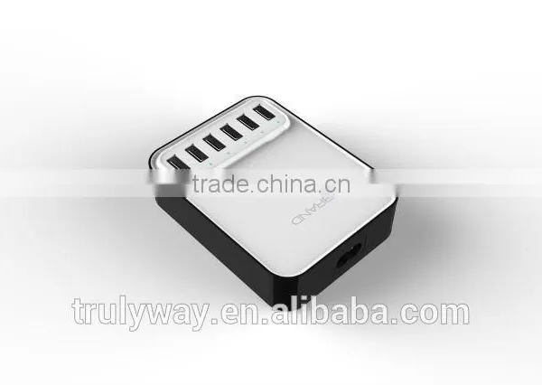 Trulyway 40W 6-USB Port Travel Charger for Most Tablet, Smart Phone Etc photo-4