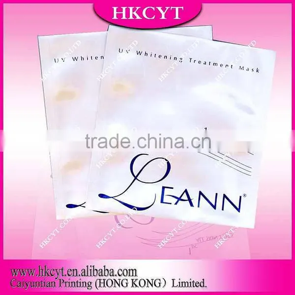 Hot Cosmetic Plastic Packaging Bag/Whitening Mask Tool Plastic Packaging Bag