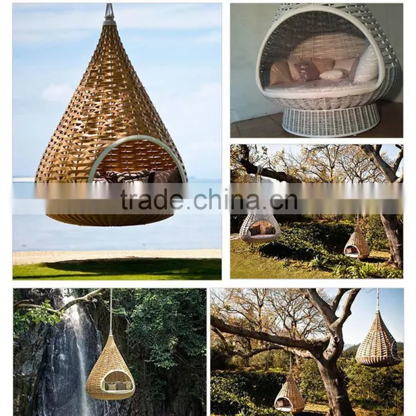 Swing Hanging Chair Patio Bed Adult Rattan Bamboo Nest Outdoor Garden Swing Quality Choice photo-5