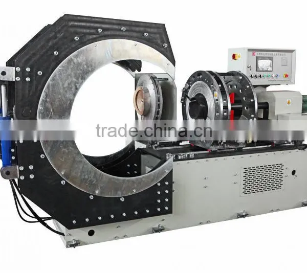 Automatic Saddle fitting fabrication machine for butt fusion welding reducing tee PE pipe fittings