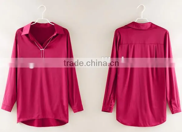 Blouse Trendy Women European Top Blouse Women t Shirt and Tops photo-4