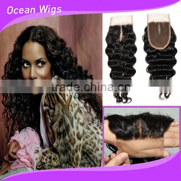 Deep Curly Free Parting Lace Closure photo-2