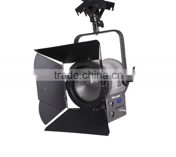 Menik SR-1500B 150W Focus and Color Temperature Adjustable Fresnel Lens LED Spotlight photo-6