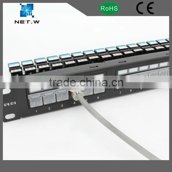 24 Port Utp Label Mark Cat5e Patch Panel Manufacturer photo-4