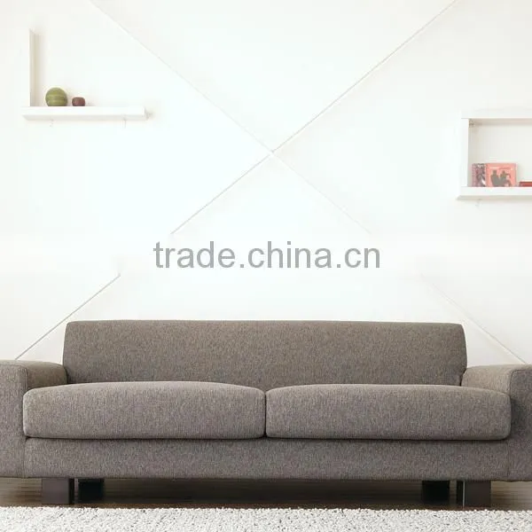 Simple Design Fabric Scatter Back Three Seat Sofa Quality Choice photo-5