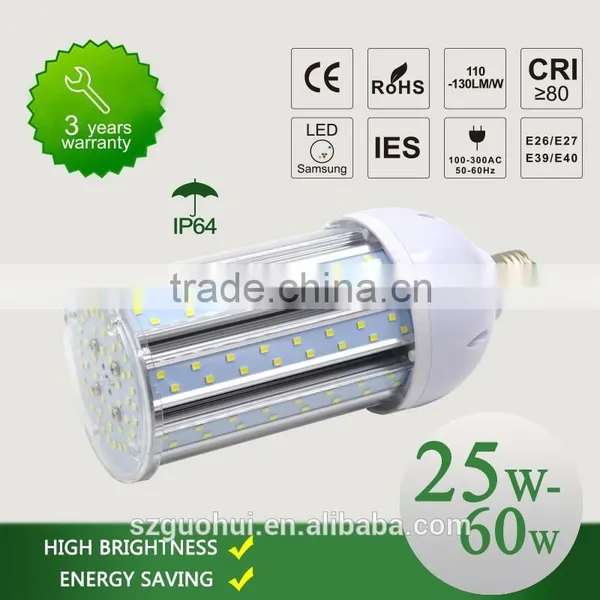 2016 3Years Warramty LED Corn Lamp E27/E40 LED Corn Bulb 20W/36W/40W/50W/80W LED Corn Light photo-6