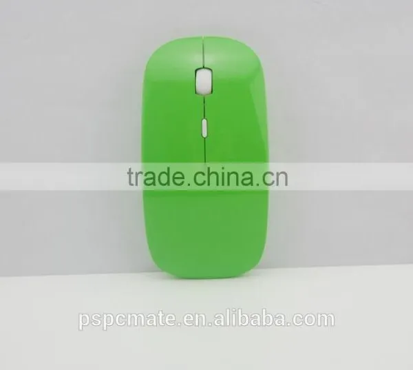 Wireless 2.4G USB Receiver Super Slim Adjustable DIP Rechargeable Wireless Mouse With Black Gift Box photo-3
