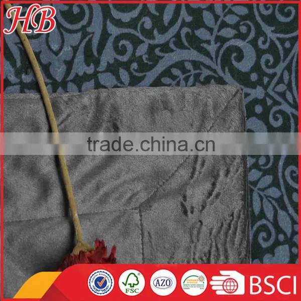 50''*60'', China Supplier European Style Super Soft Fashion Printed Micro Mink Blanket photo-2
