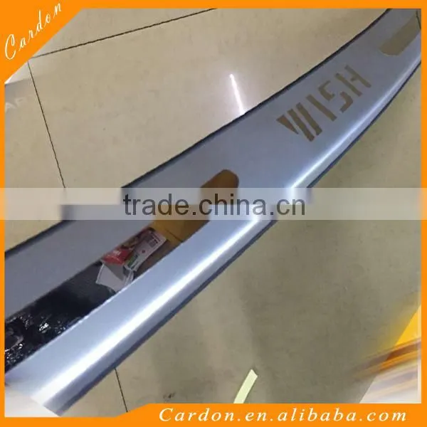 STEEL LED Blue LIGHT Illuminated Door Sill Plates Car LED Illuminated Door Sill Plate, Version Car Trunk Pedal for Toyota Wish photo-4