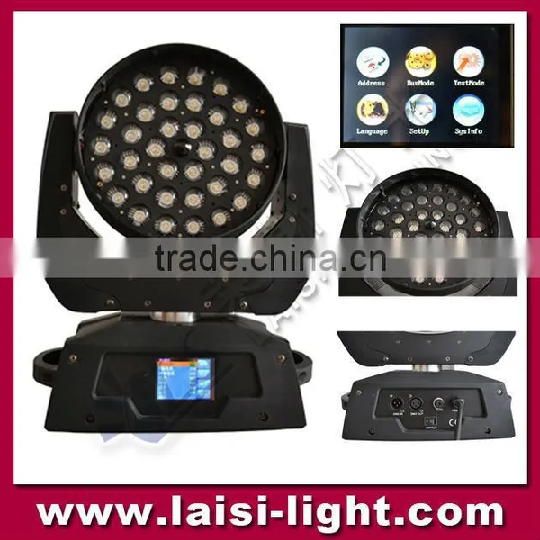 Laisi Hot 36 Pcs RGBW 4 in 1 With 36*10w Led Beam Moving Head Lights for Sales photo-5
