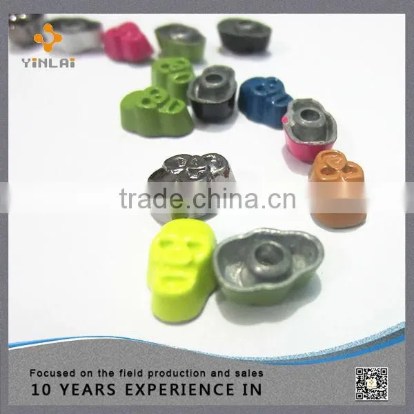 Colorful Skull Zinc Alloy Rivet Hardware Products photo-3