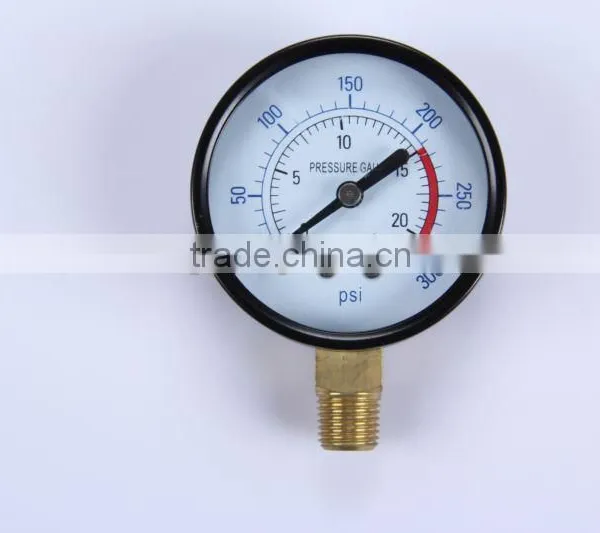 Special Design Durable Light Weight Easy To Read Clear File 1inch 23mm 25mm Small Mini Pressure Gauge photo-3