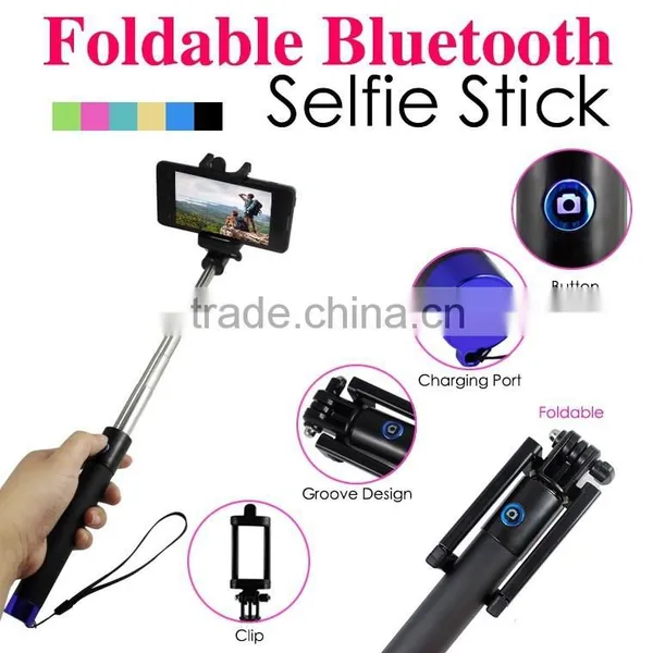 Accessories 2015 for Galaxy Note 4 Wireless Monopod Bluetooth Selfie Stick Self Timer Bluetooth Selfie Stick photo-6
