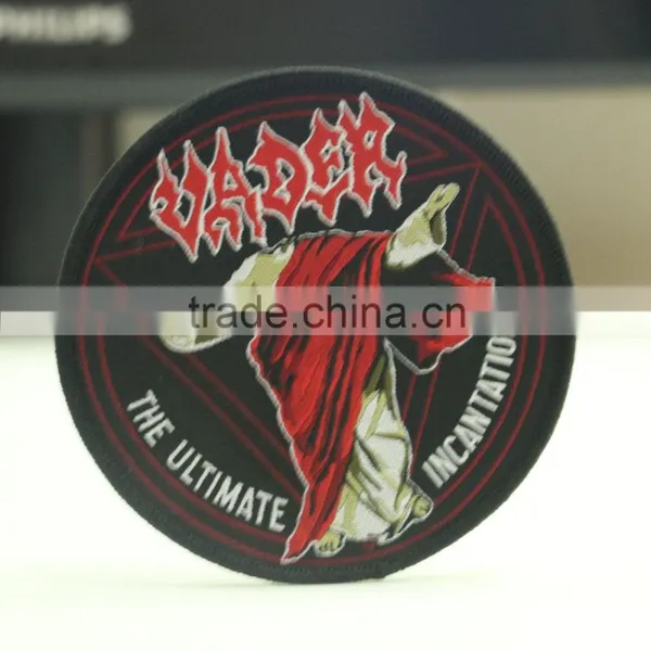 2016 Round Shape Custom in Wholesale Woven Patch for Clothing photo-3