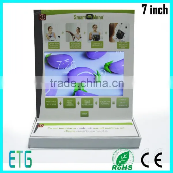 Custom Brochure Design Digital Brochure With Video Greeting Card Lcd 4.3 Inch Indian Wedding Invitations photo-3