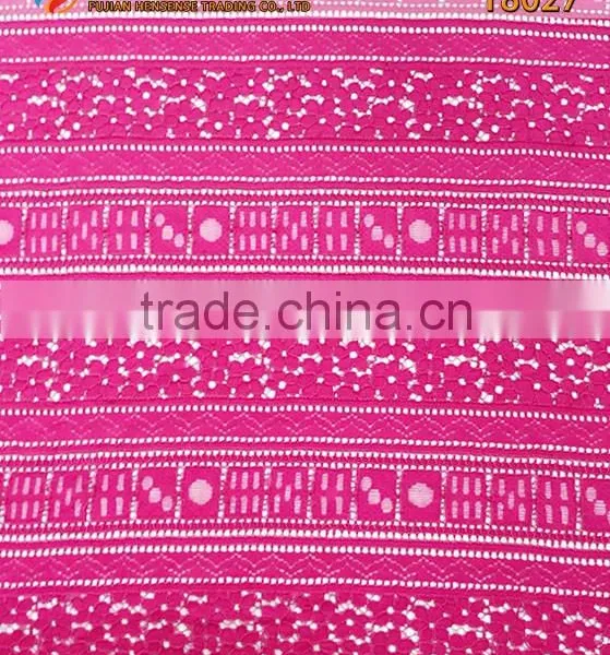 Wholesale High Quality Nylon/Cotton Strand Lace Fabric T8027 photo-3