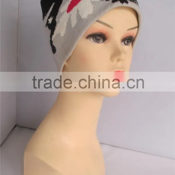 High Quality 100%Acrylic Promotional Knit Beanie 2016 photo-4