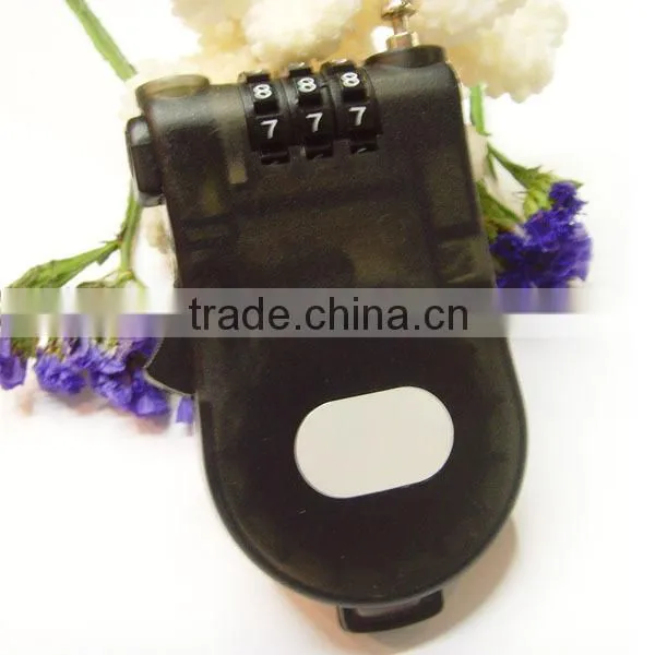 High Security Colorful 3 Digits ABS Combination Cable Lock photo-6