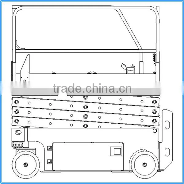 SINOBOOM 6M Scissor Lift Table Self Propelled Scissor Lift/hydraulic Scissor Lifts photo-2