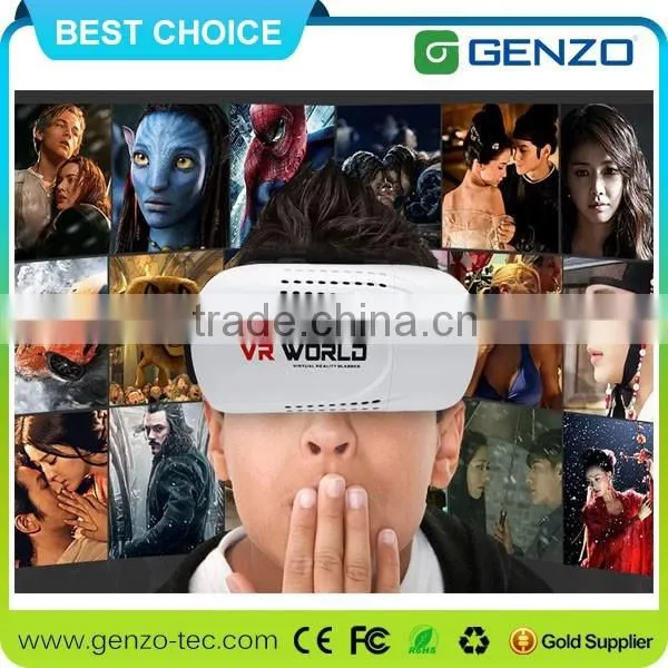 Findbest Enhanced Version VR BOX Virtual Reality Headset 3D Video Movie Game VR Glasses BOX For 4~6 Inch Smartphones