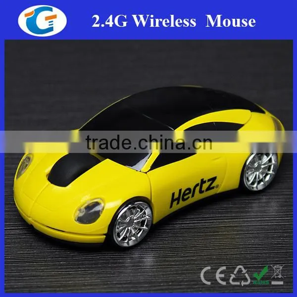 Wireless Custom Logo 2.4Ghz Racing Car Mouse photo-2