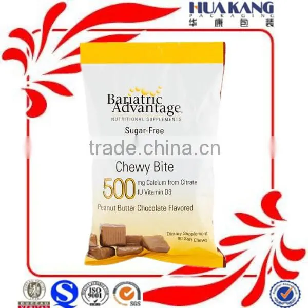 China Manufacture Calcium Citrate 3 Layers Laminated Food Plastic Packaging Bag