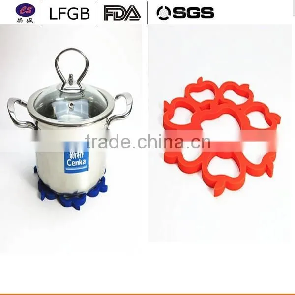 Easy to Clean Silicone Pot Mat&silicone Cup Mat&soft Silicone Table Mat