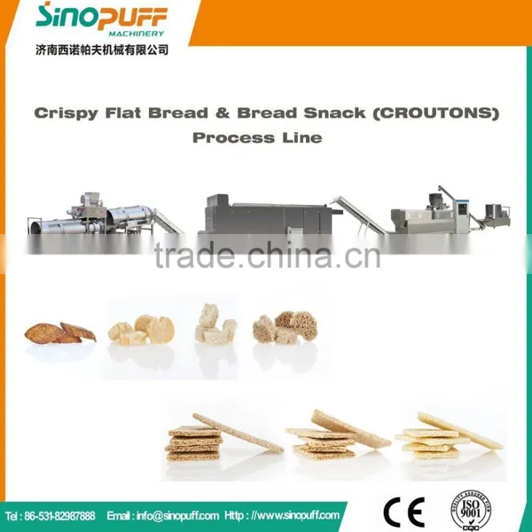 "Crispy Garnish Market"Bread Cubes Snack Machine/Bread Cubes Making Machine/bread cubes machine