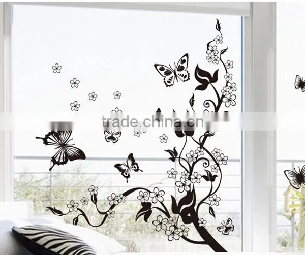 Best Selling Butterfly Flower Wall Stickers Home Decor photo-3
