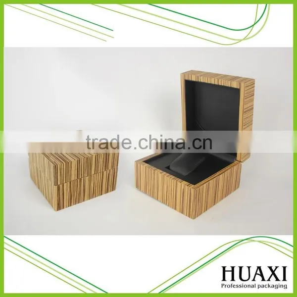 Watch Box Factory Manufacturer Brown Wooden Watch Display Box photo-2