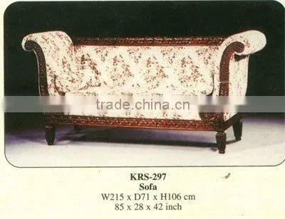 Sofa Mahogany Indoor Furniture