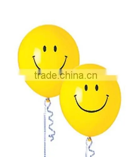 Wholesale 12inch Yellow Smile Face Balloon Latex Balloon for Party Decoration photo-4