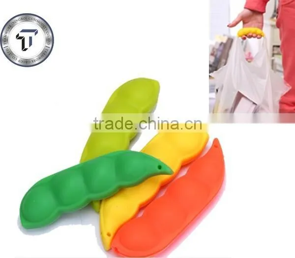Cute Peas Durable Silicone Shopping Helper Bag Holder