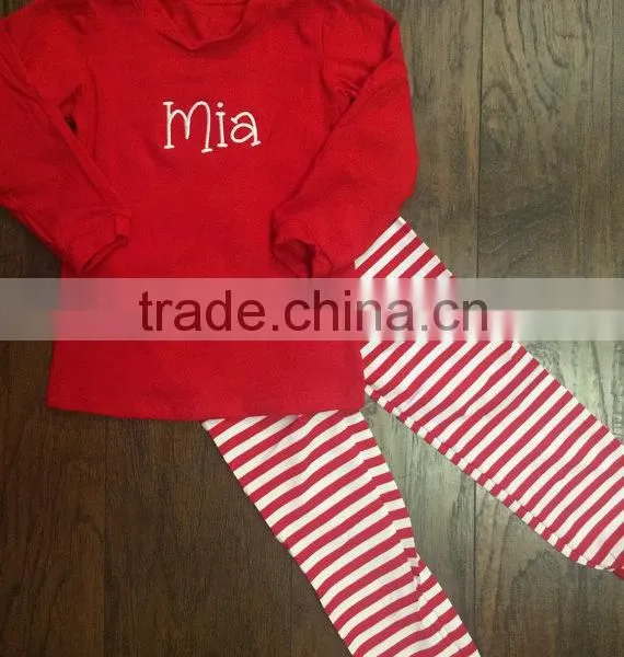 Christmas Pajamas Kids/organic Cotton Pajamas With Stripe