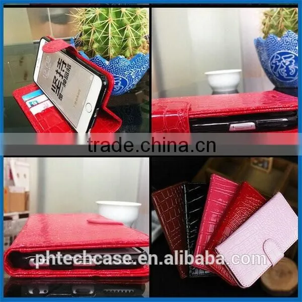 Flip Stand Leather Case Tablet Cover, Wallet Leather Case for Iphone 6 Plus 5.5 Inch photo-4