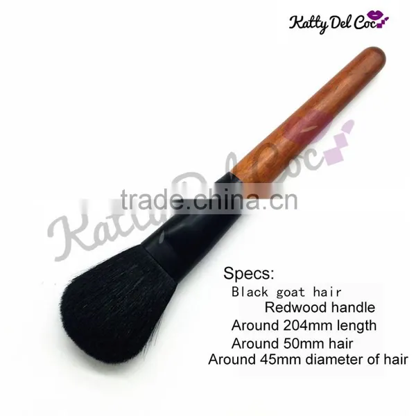 Custom Logo Makeup Brushes Black Goat Hair Upgrade Supplier's Choice photo-3